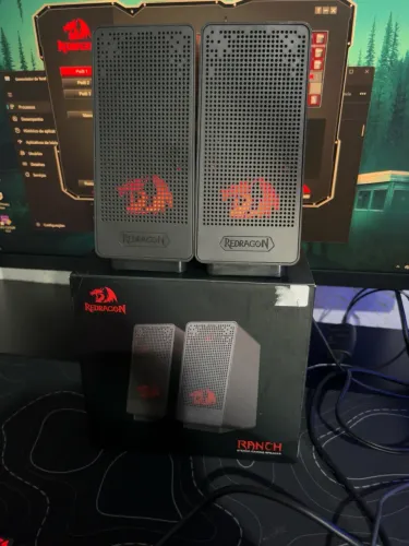 Caixa de Som Gamer Redragon Anvil/Ranch (Com Fio)