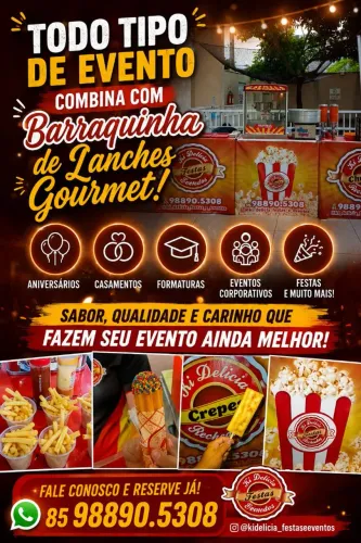 Barraquinhas para seu evento 