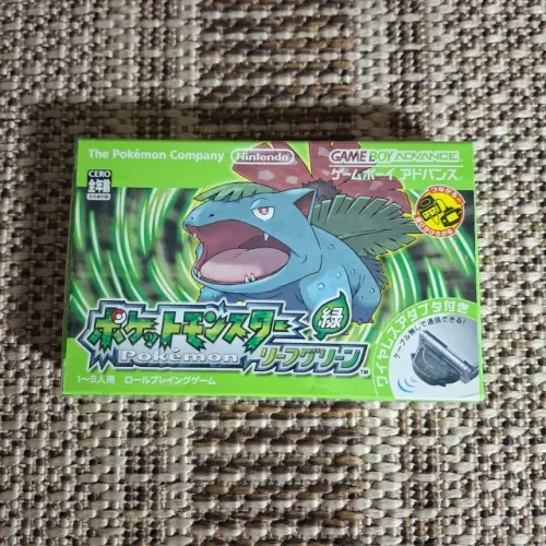 Pokémon Leaf Green (japonesa sem ad. wireless)