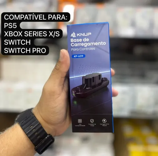 Base Carregadora para Controles Knup (SOMOS LOJA)