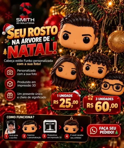 Decoração para árvore de Natal
