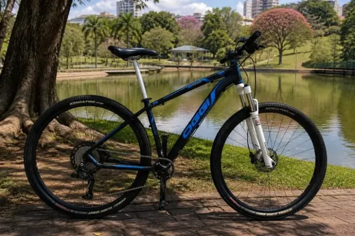 Bicicleta OGGI muito nova, ACEITO PROPOSTA, pedal SHIMANO, coroa 1x11 bike suspen ROCKSHOX