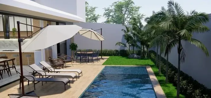 Alphaville Uberlândia - Casa Sobrado a venda com 302 metros 4 suítes, elevador e enorme pi