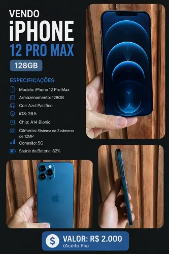 Vendo iPhone 12 Pro Max 