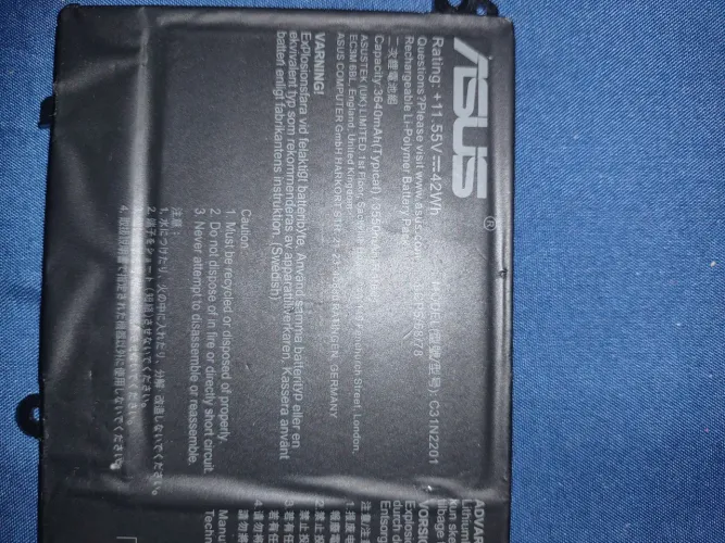 Bateria original notebook Asus Vivobook. 95% - 100%