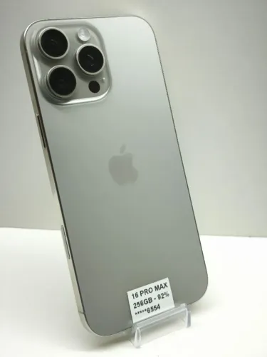 IPHONE 16 PRO MAX 256 NATURAL 92% - SEMINOVO
