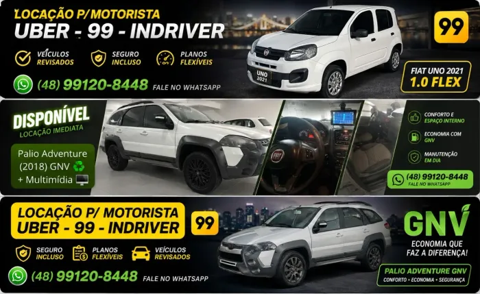 Alugo para aplicativo UBER