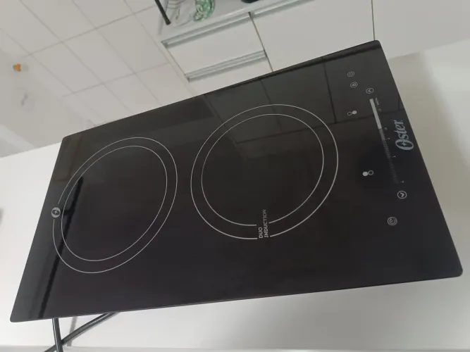 Cooktop de Indução Oster 2 Bocas + Jogo de 5 Panelas