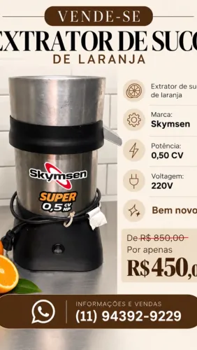 Extrator de laranja | espremedor de suco de laranja