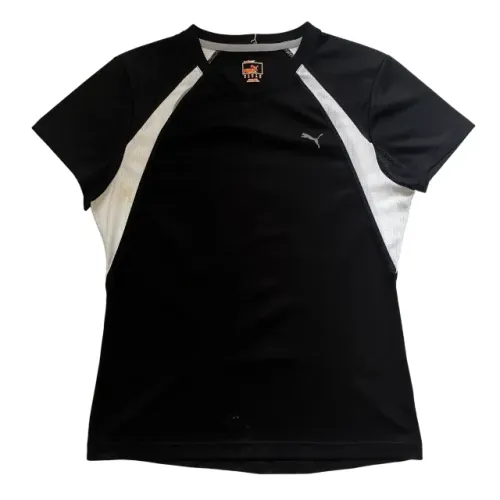 Camiseta Puma Feminina Sportlifestyle Original Tamanho M Preta/Branca