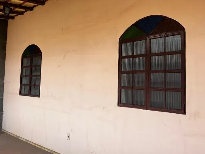 Janela de aço com vidro