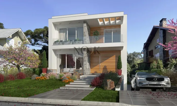 Casa para Venda em Gramado, Centro, 4 dormitórios, 4 suítes, 5 banheiros, 2 vagas
