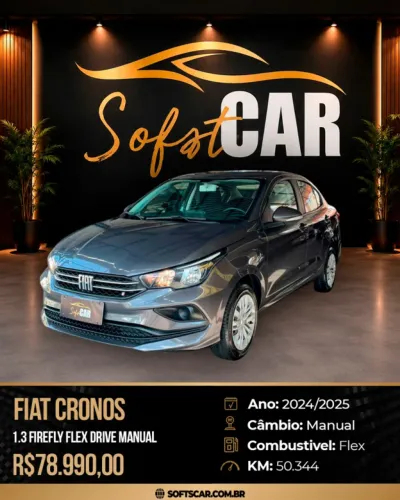 Fiat Cronos Drive 1.3 8V Flex 2025