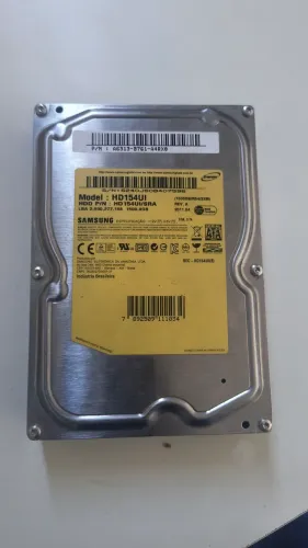HD 1.500 GB funcionando perfeitamente 