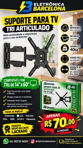 Suporte para TV Tri Articulado