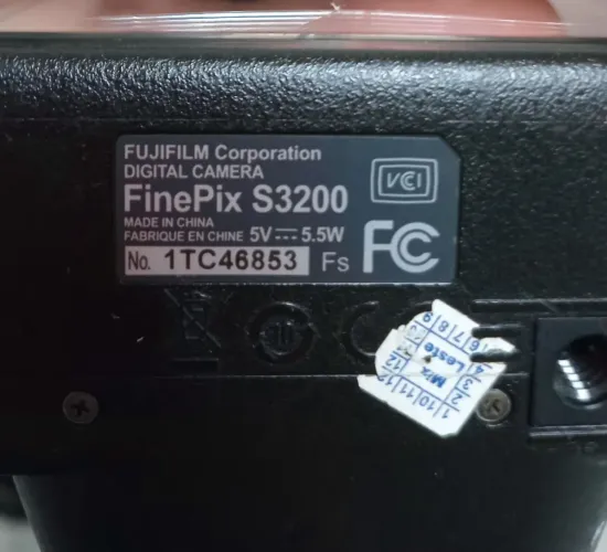 Máquina fotográfica funcionando