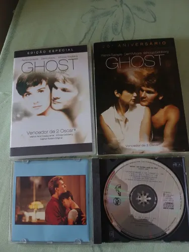 Box Dvd + cd Filme Ghost edição aniversário