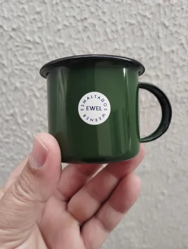 Caneca esmaltada (tipo exportação)