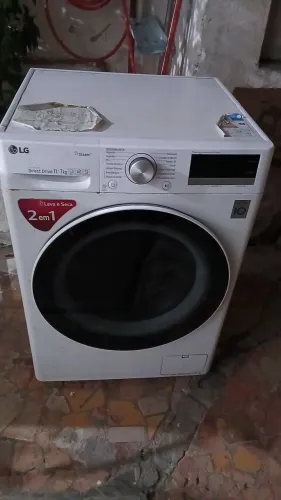 Gabinete + frontal de lava e seca LG CV5011WG4 
