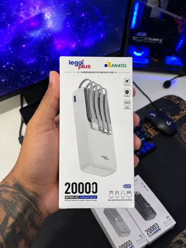 Power Bank 20.000 mAh - NOVO