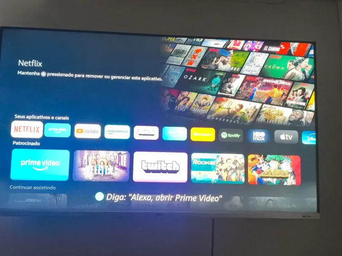 Smart TV Philips 50" 4K UHD com Fire TV Integrado - Perfeito Estado