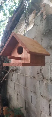 Casinha de Madeira para Passarinhos (Entrego só em Taubaté)