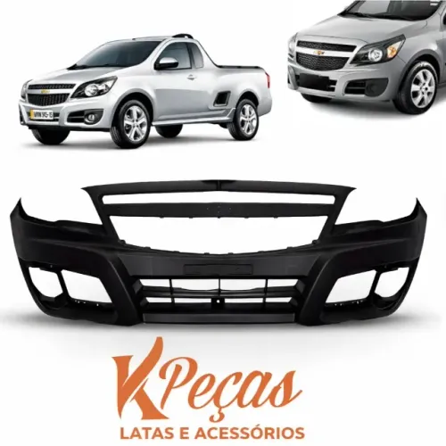 Parachoque Dianteiro Chevrolet Montana 2010 2011 2012 2013 2014 2015 2016 2017 2018 2019 2