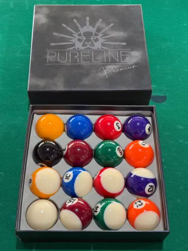 Bolas de Sinuca PURELINE Premium 52,4 mm Original Importada da Inglaterra