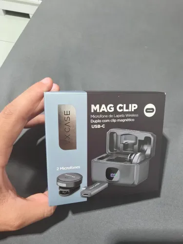 Microfone de lapela VX Case