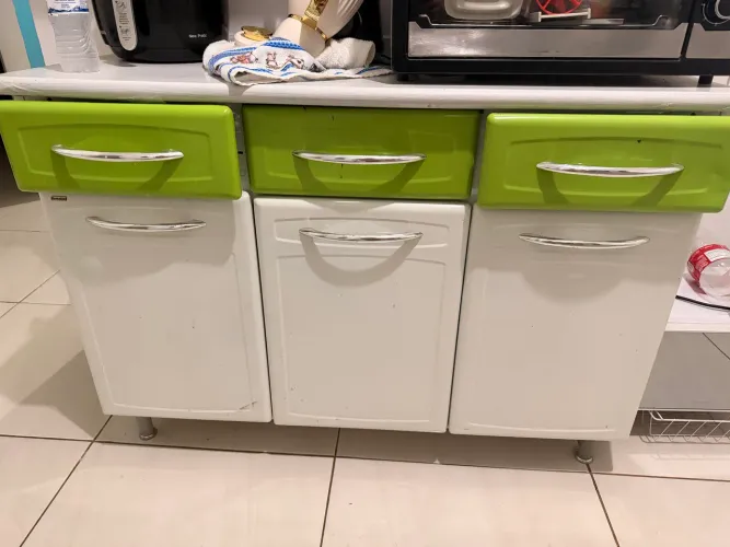 Móveis de Cozinha + Cooktop 5 Bocas - Vendo Tudo Junto