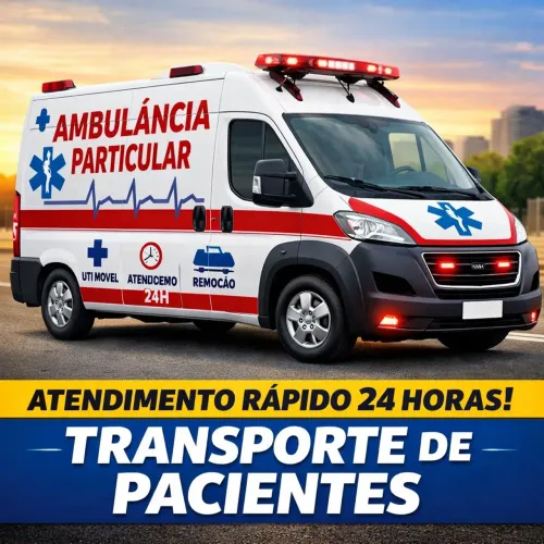 Ambulância Particular 24h - Remoções e Atendimento