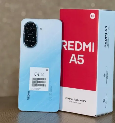 Celular Barato Novo e Lacrado - Redmi A5 - 64/3 Azul