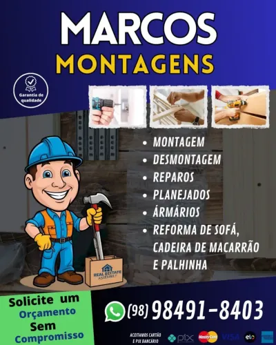 Montador de móveis profissional 