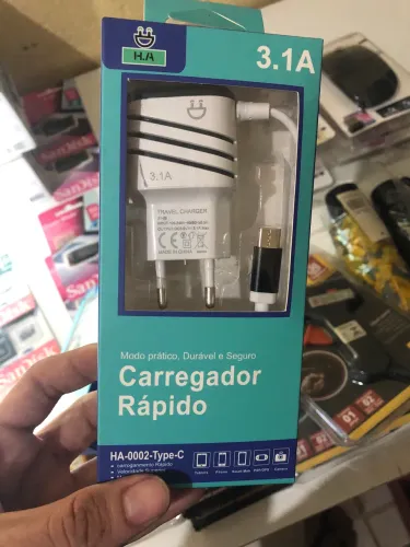 CARREGADOR ENTRADA TIPO C 