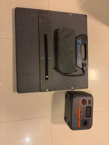 Kit Bluetti AC2P estação de energia portátil (300W- 220V) PV 120