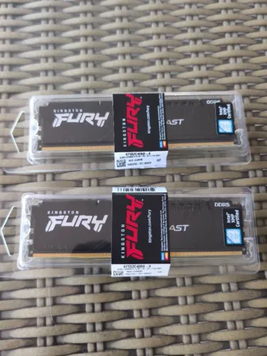 Memória Ram Kingston Fury Beast DDR5 2x8GB 5200mhz CL40 Dual Channel High Performance