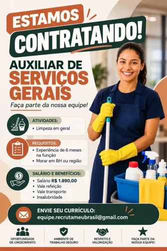 Auxiliar de Limpeza