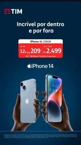 iPhone 14 256gb na oferta dos namorados!