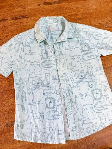 Blusa Social - Menino - TAM 4