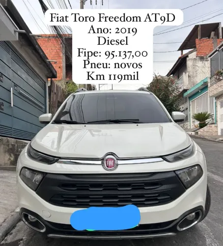 Fiat Toro Freedom 2.0 16V 4X4 Diesel Aut. 2019