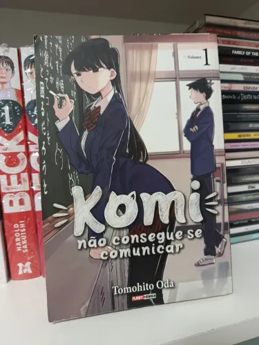 Mangá Komi não consegue se comunicar vol. 1 (com marca-pagina)