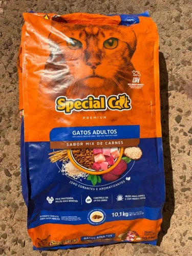 Ração Special cat mix carne adulto