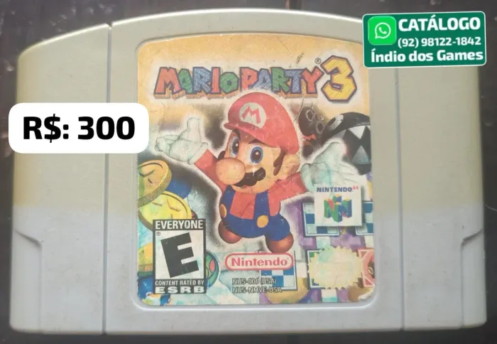 Mario Party 3 = R$: 300
