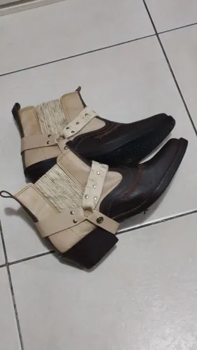 Bota Texana Campolina Original Tamanho 42 - Couro Country Masculina / Unissex