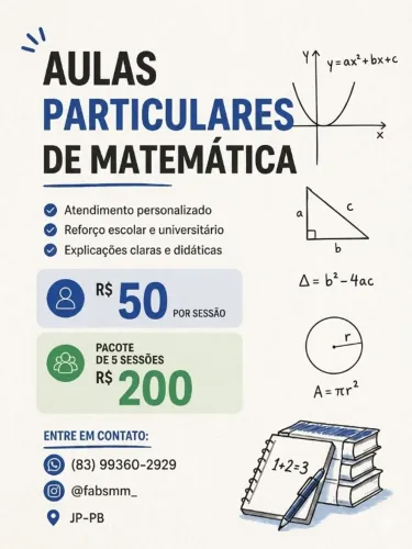 Aulas Particulares de Matemática