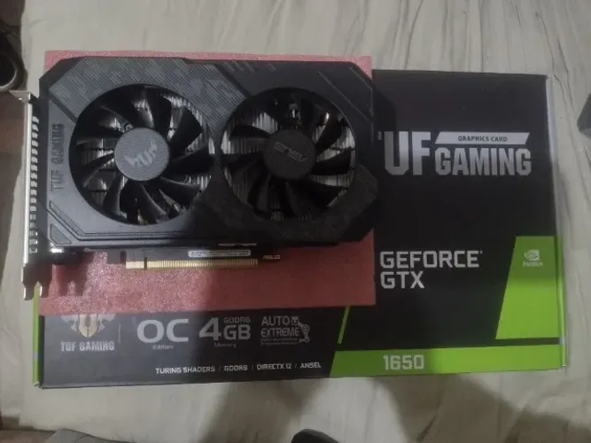 placa de video GTX 1650 OC 4gb gddr6 tuf gaming