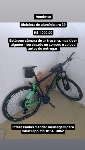 Bicicleta Aro 29 Alumínio