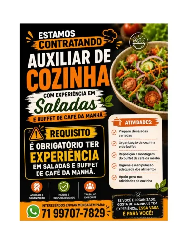 Vaga Aux. Cozinha