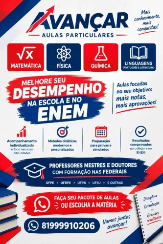 Avançar aulas particulares