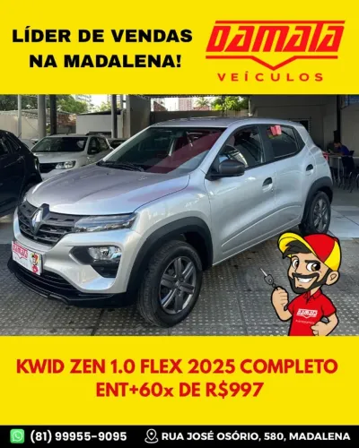 Renault Kwid Zen 1.0 Flex 12V 5P Mec. 2025